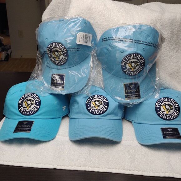 Fanatics Pittsburgh Penguins Sliderback Hats - New - Picture 11 of 11